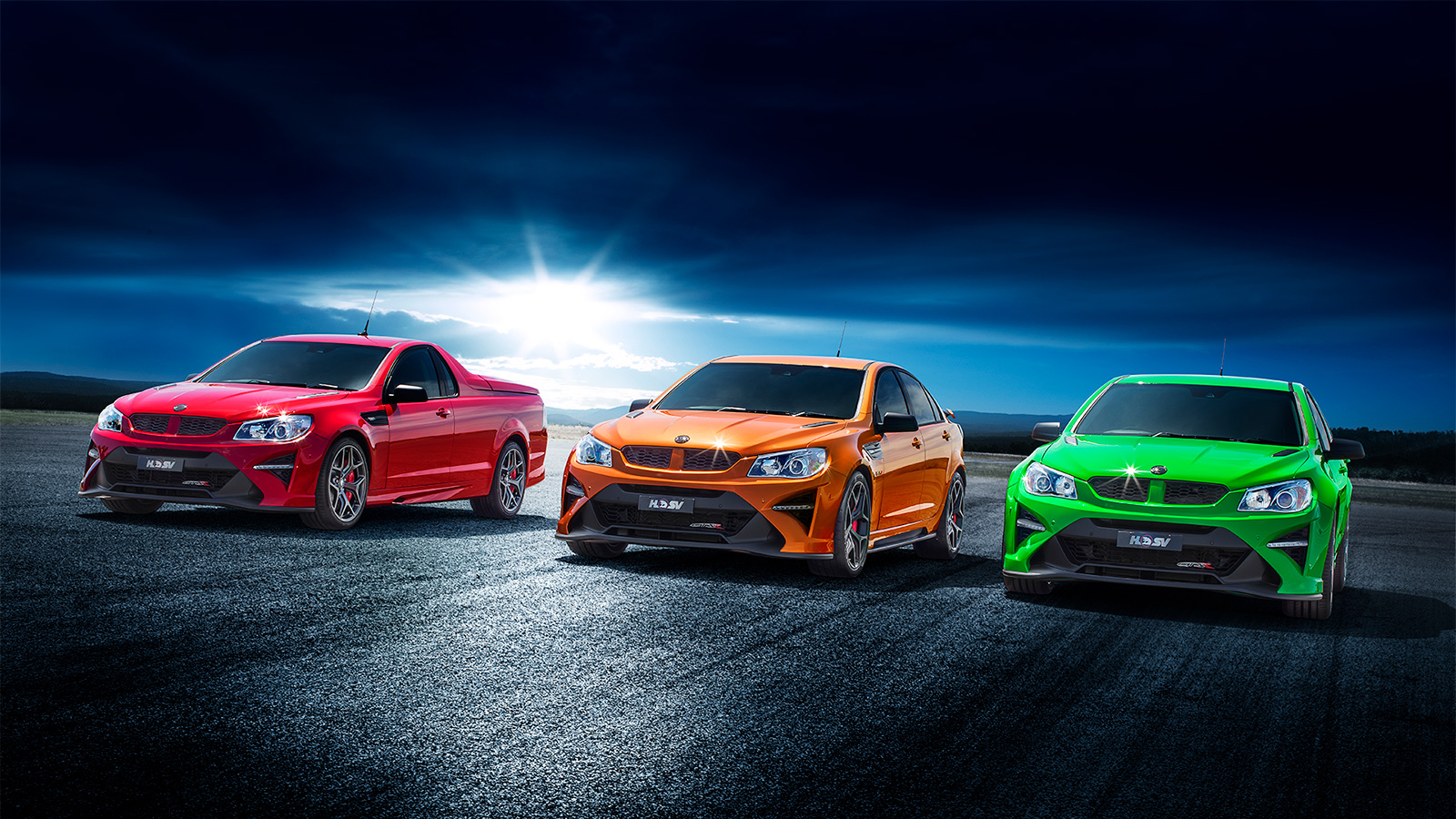 Drawing on its racing heritage, all three vehicles – GTSR (sedan), GTSR Maloo and GTSR W1 - share consistent, track-inspired styling and performance DNA.