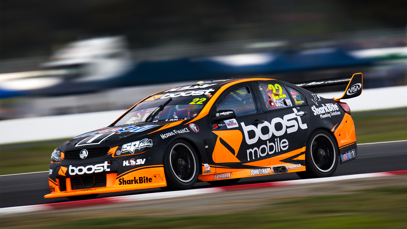 James Courtney picked up 19 spots before being turned around.