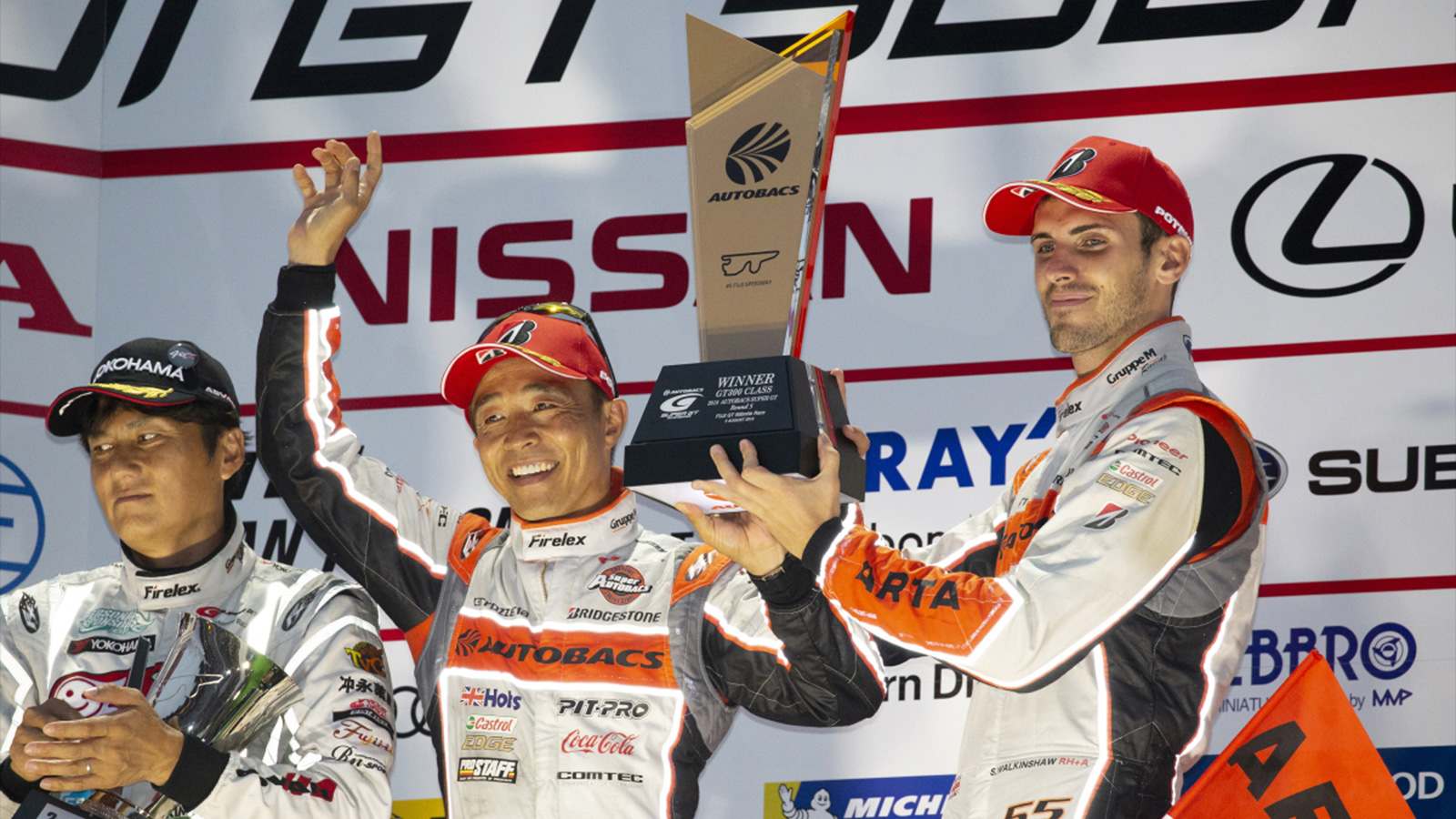 Team-mates leap back into GT300 championship lead in Japan.