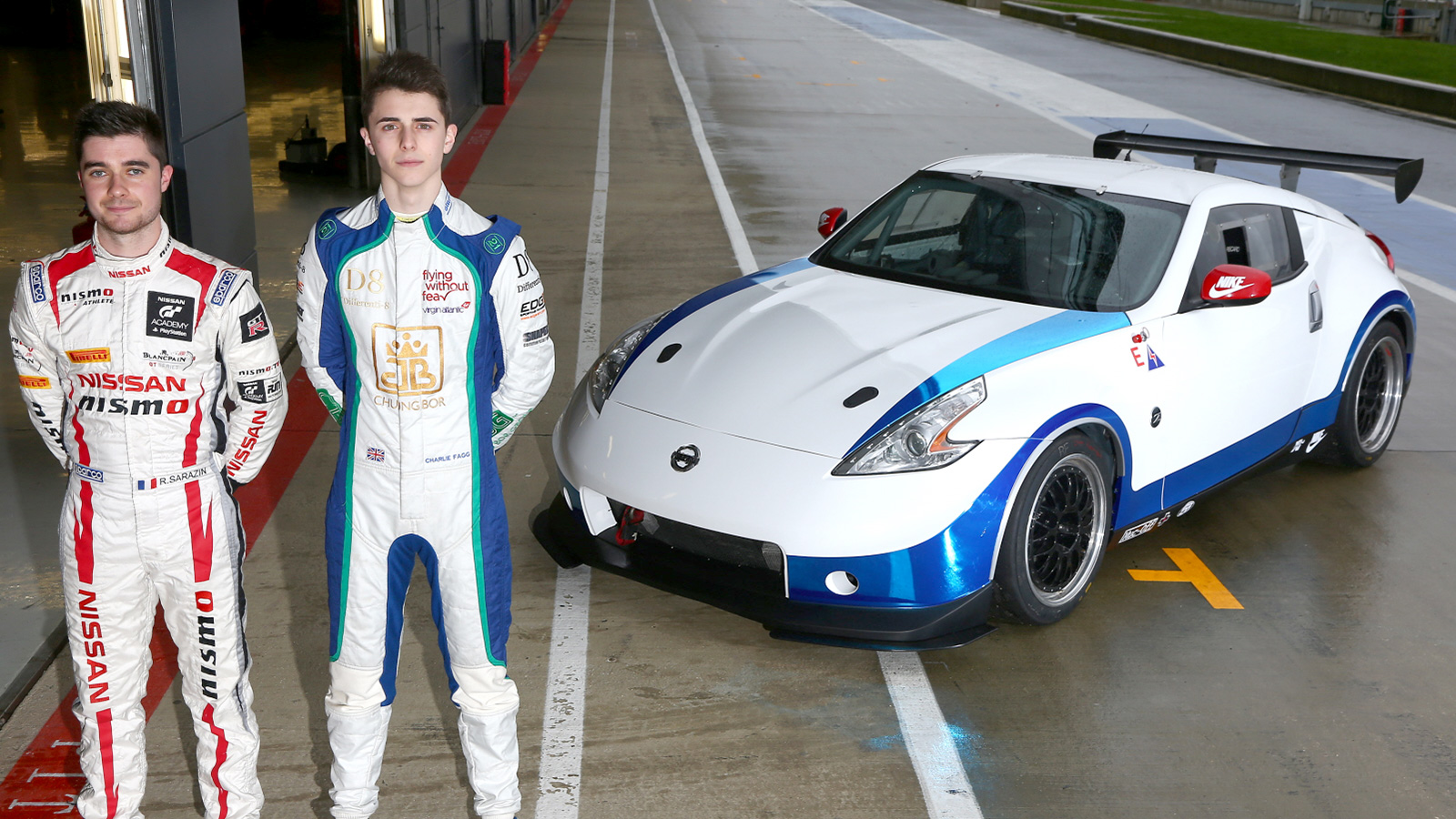Charlie Fagg and Romain Sarazin team-up for first time at Silverstone GP.