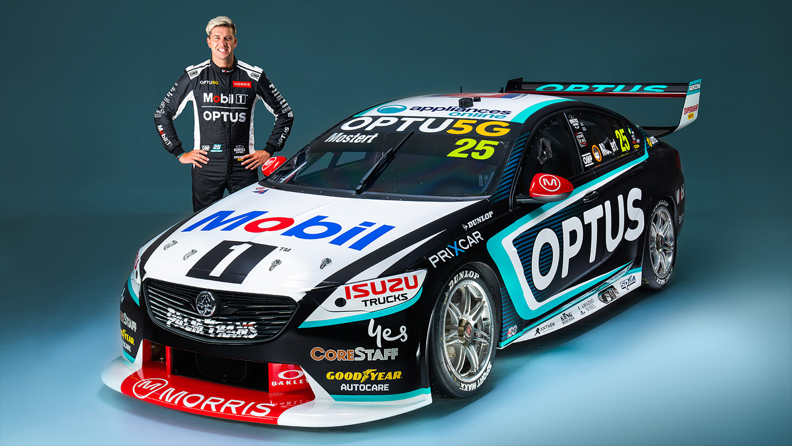 Chaz enters 2022 in the Mobil 1 Optus Racing No. 25.