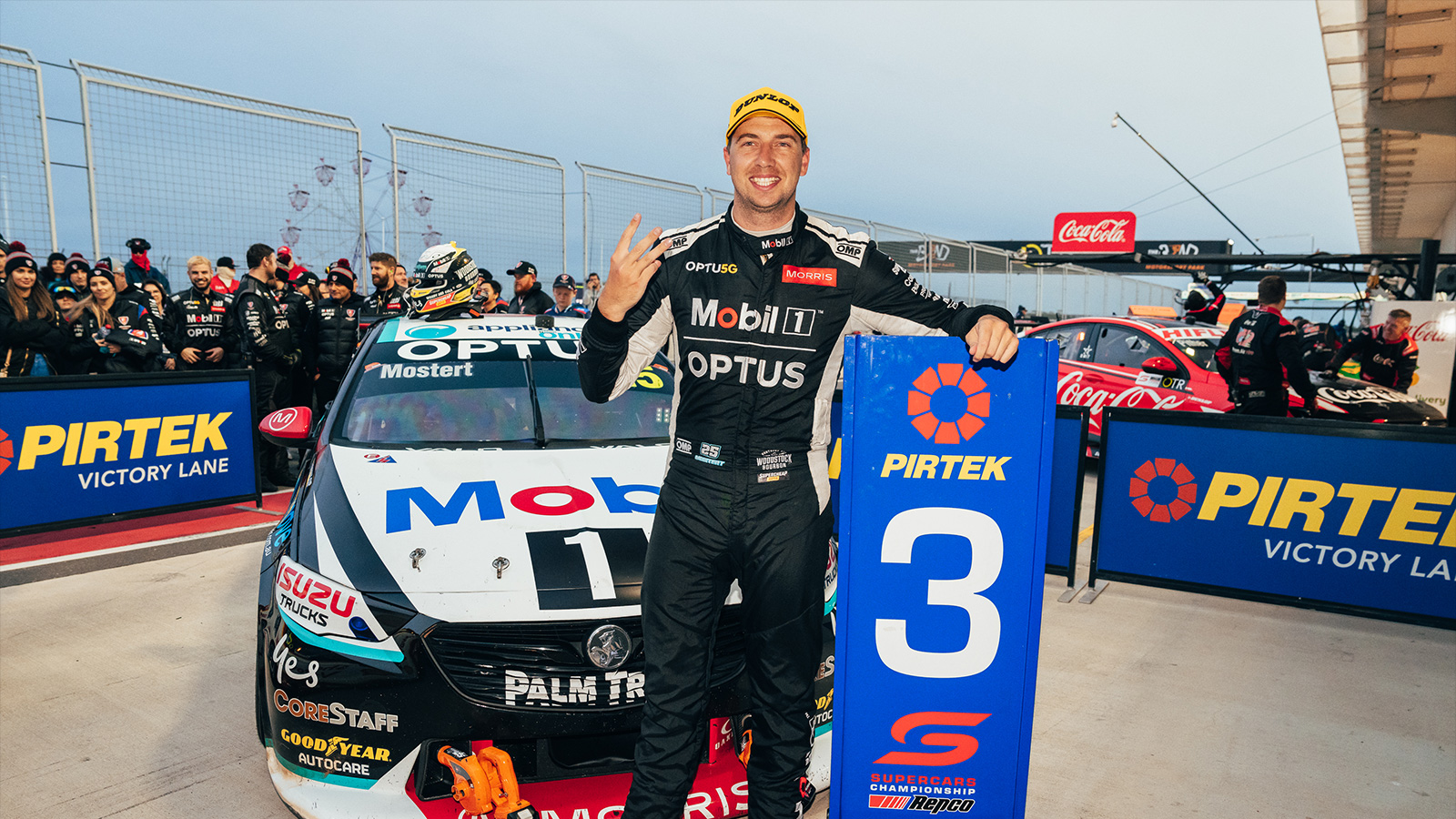 Mostert collected his sixth podium of the season.
