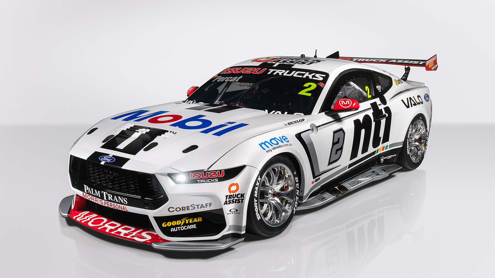 The Mobil 1™ NTI Racing No. 2 Ford Mustang GT.