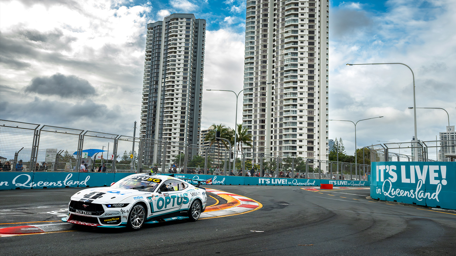Chaz Mostert on the streets of Surfers Paradise.