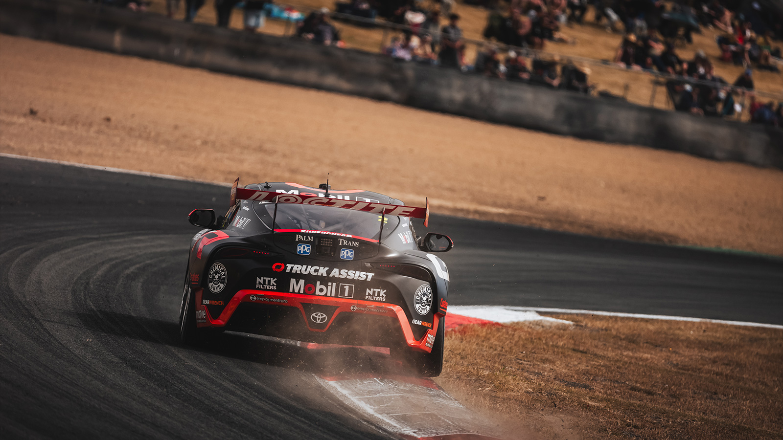 Ryan Wood on track at Queensland Raceway.